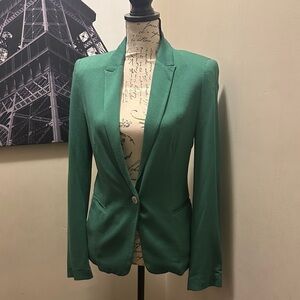 Zara Basics Kelly Green Women's Blazer